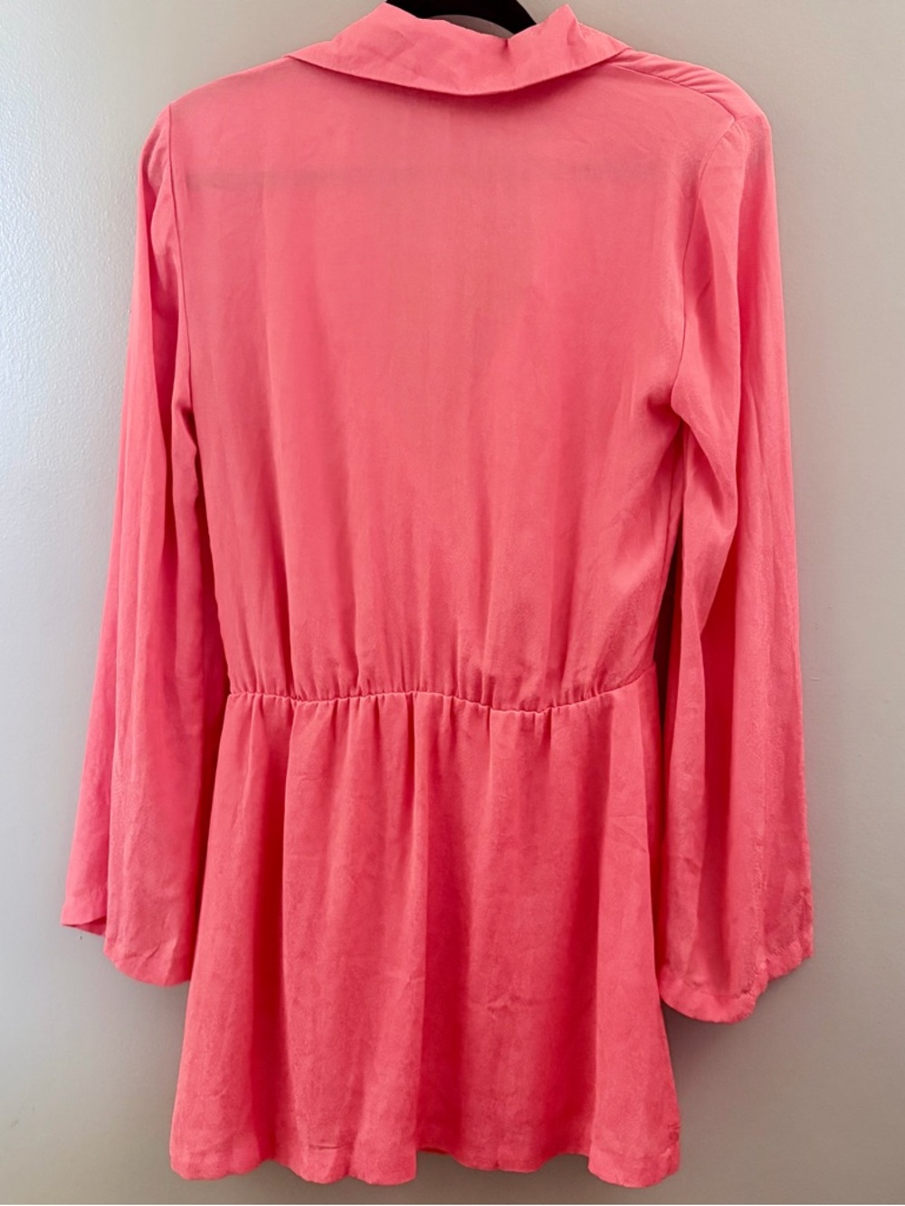 NWOT FREE PEOPLE | Sling Back Satin Wrap Mini Dress XS - Picture 4 of 9